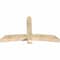Ekena Millwork Bellingham Rough Sawn Timber Gable Bracket, Douglas Fir, 72"W x 42"H x 6"D x 6"F, 14/12 Pitch GBW072X42X0606BEL00RDF - alternate 2